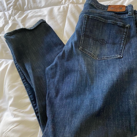 Joseph Abboud Slim Fit Blue Denim Jeans - Picture 5 of 5